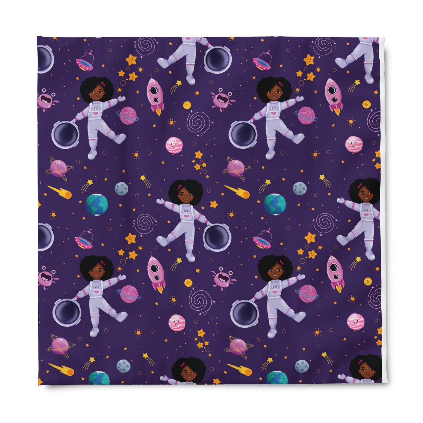 Space Girl Explorer Duvet