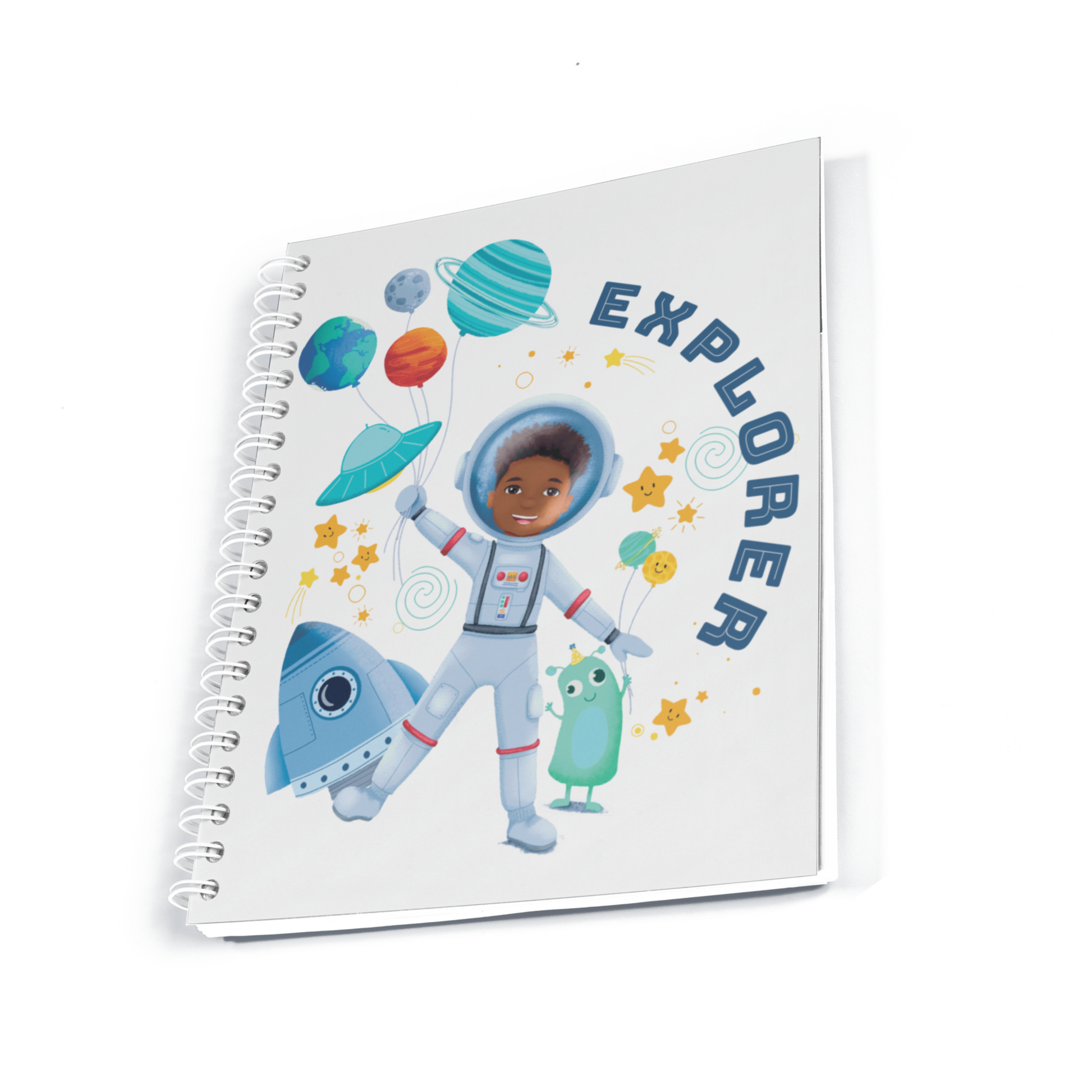 Astronaut Spiral Notebook