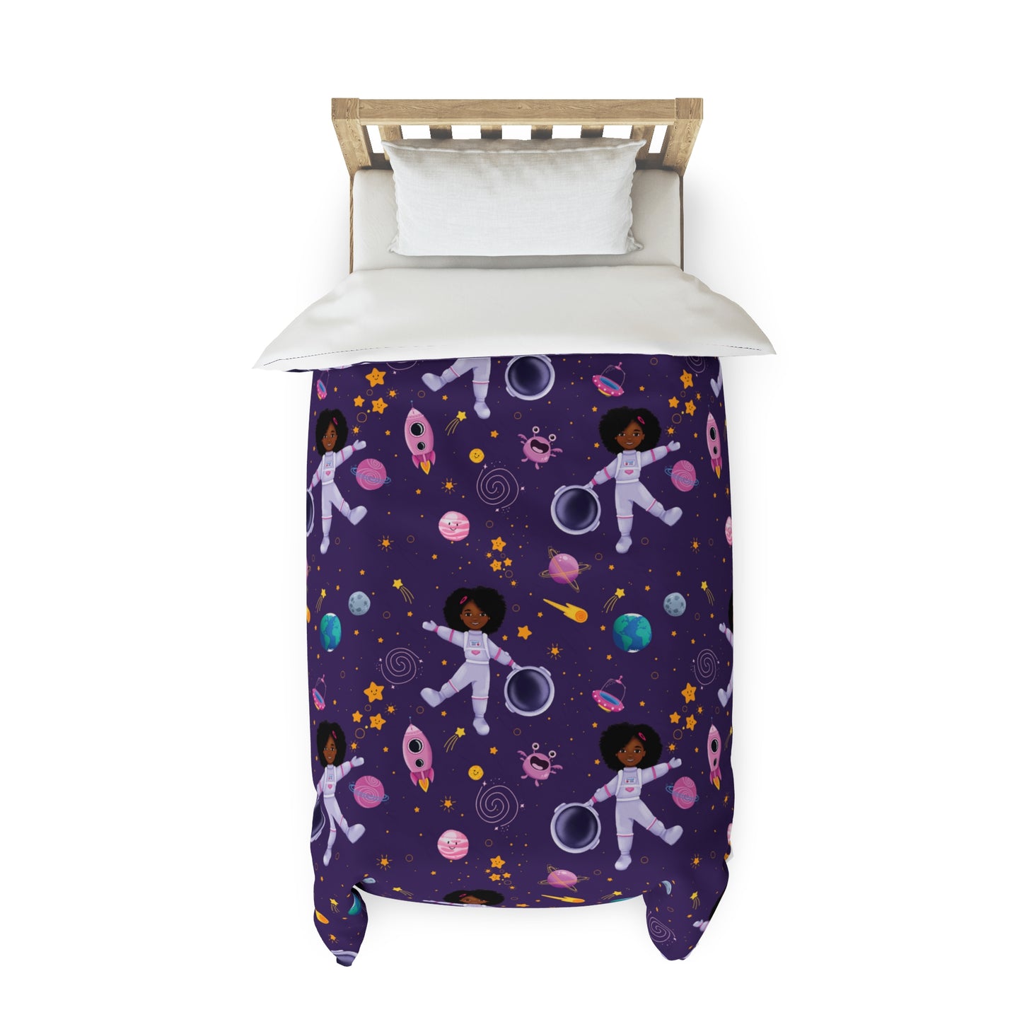 Space Girl Explorer Duvet