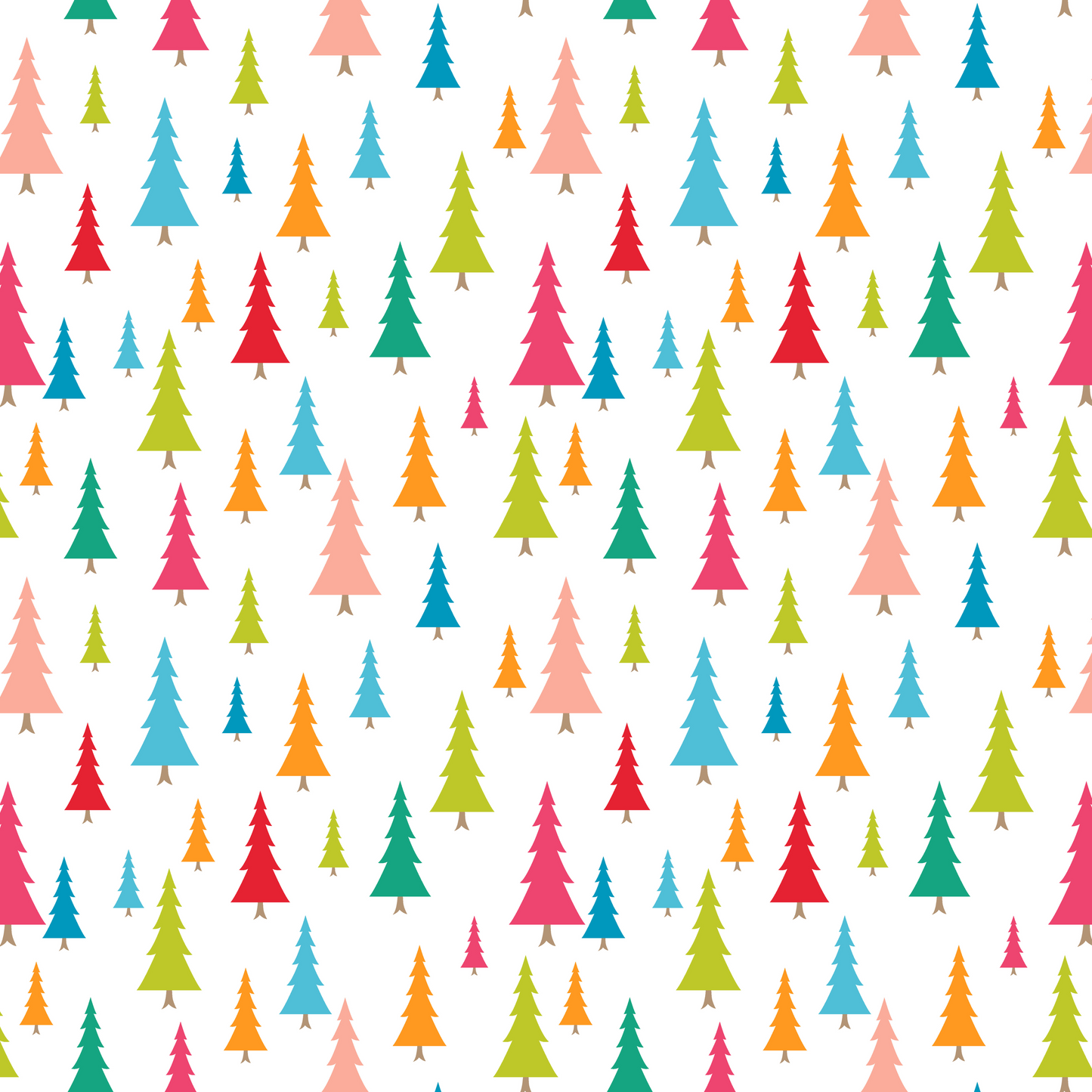 Christmas Tree Gift Wrap Paper