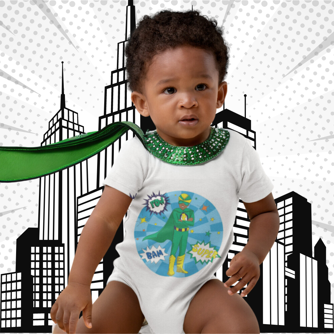 Superhero Baby Boy One Piece