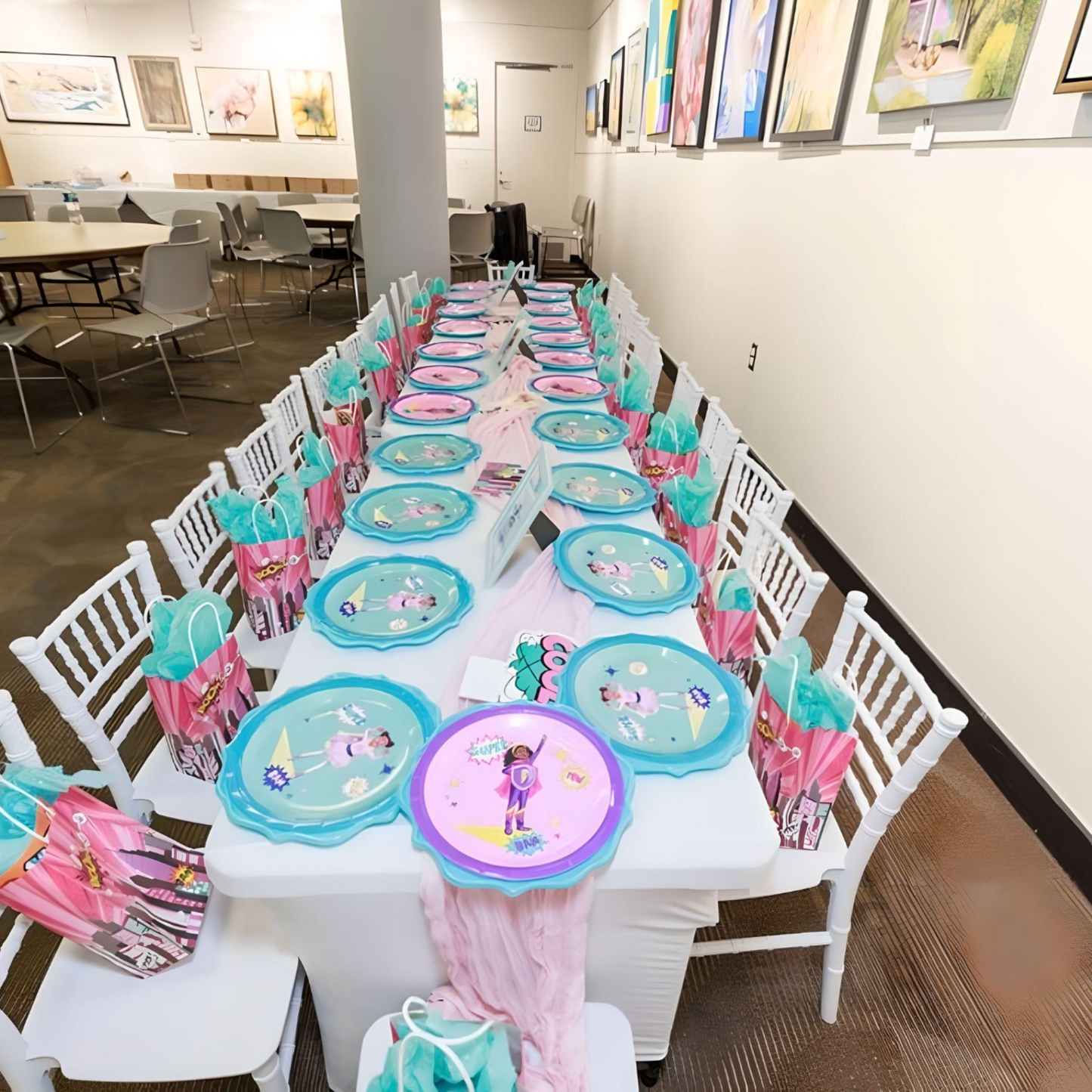 Supergirl Party Tableware Set Decoration Ideas