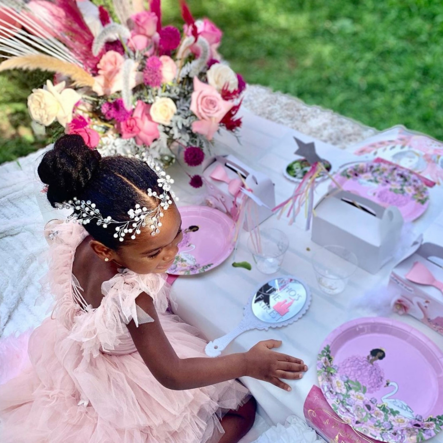 Princess party tableware set