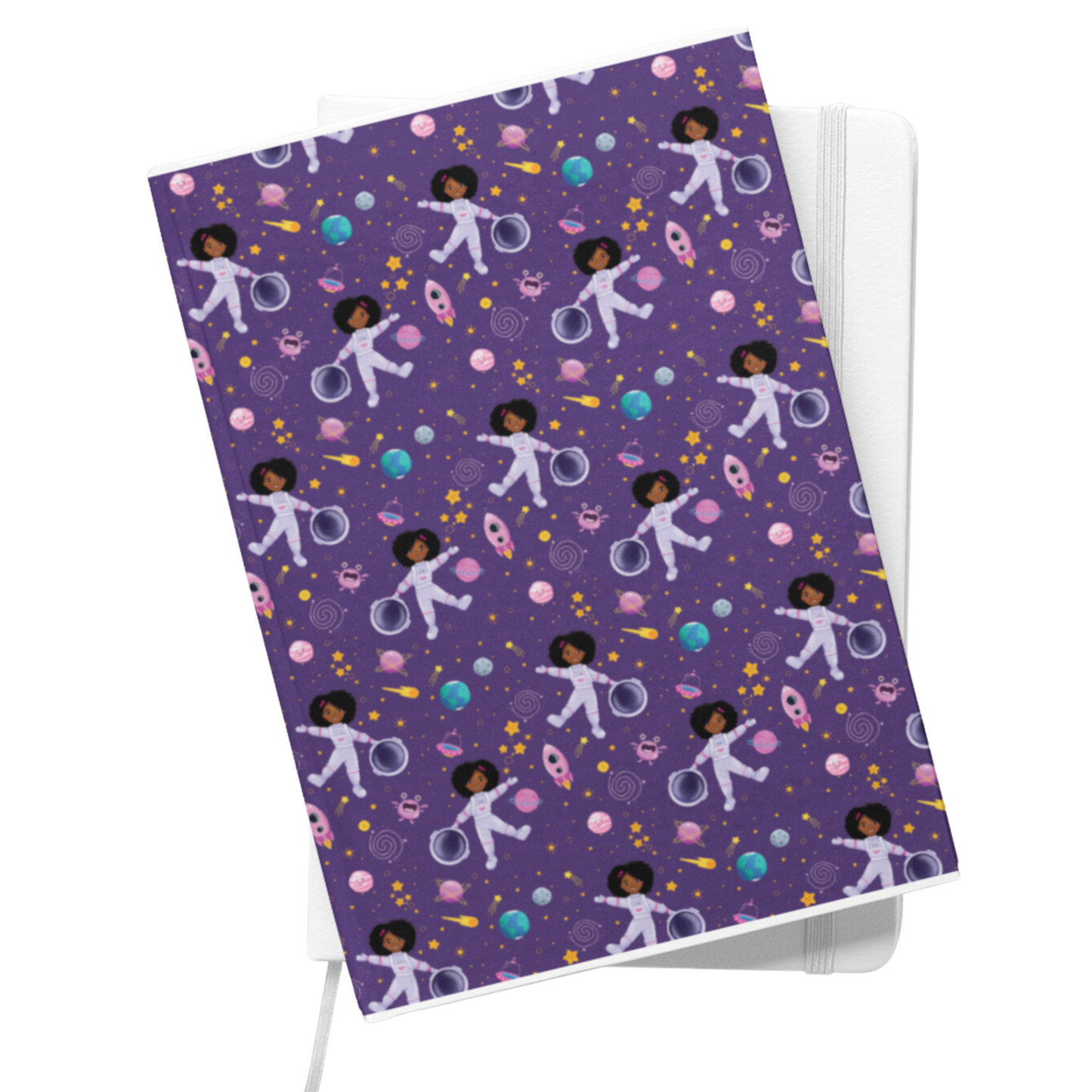Astronaut Space Girl Hardbound Journal