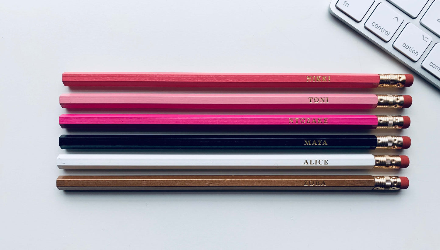 Black Women Literary Icons Pencil Set