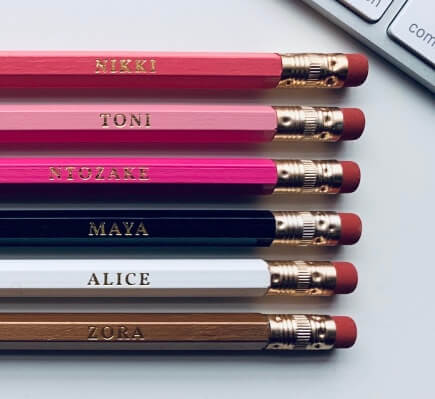 Black Women Literary Icons Pencil Set