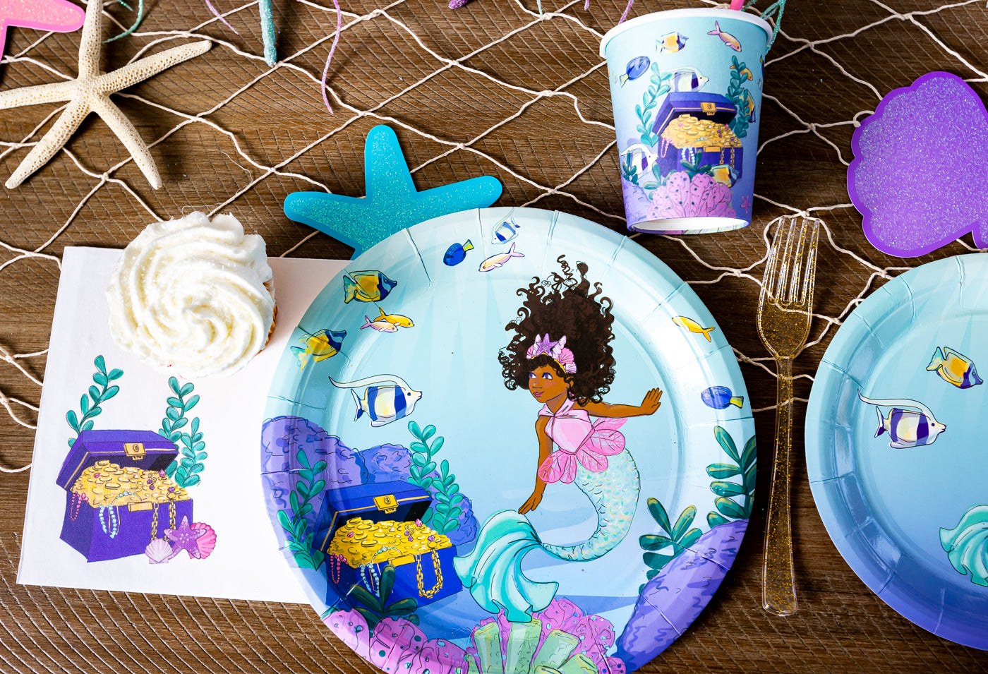 mermaid party supplies