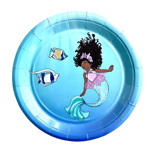 Small Mermaid Paper Plates