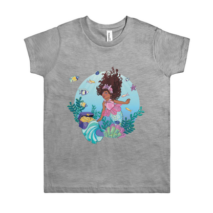 Kids Mermaid Short Sleeve Shirt (S-XL)