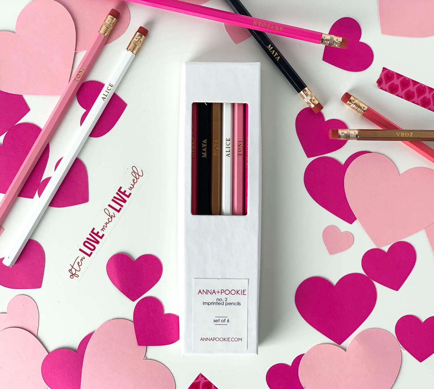 Black Women Literary Icons Pencil Set