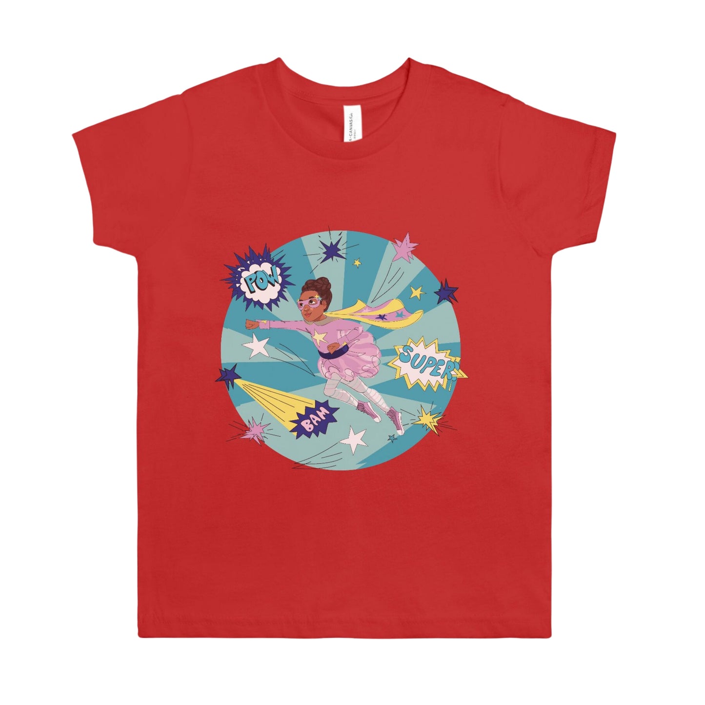 Black Supergirl Shirt Graphic Tee for Kids