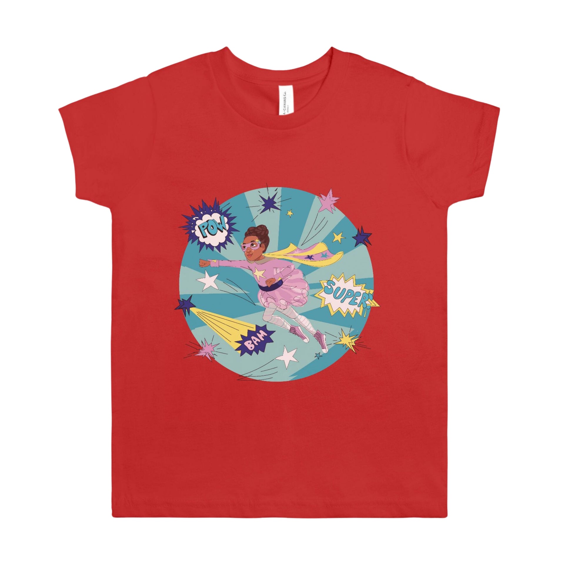 Black Supergirl Shirt Graphic Tee for Kids
