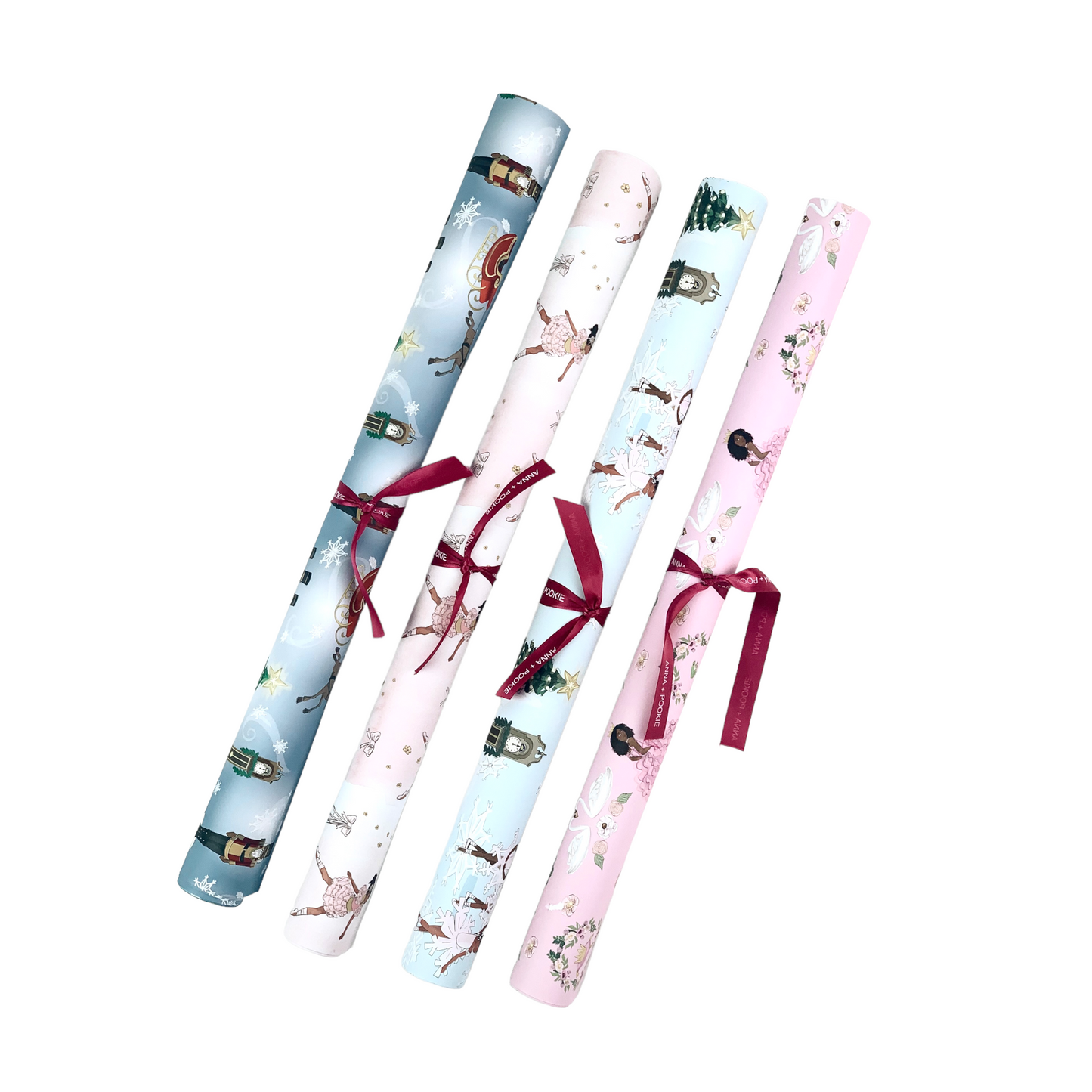 African American Character Themed Christmas Gift Wraps