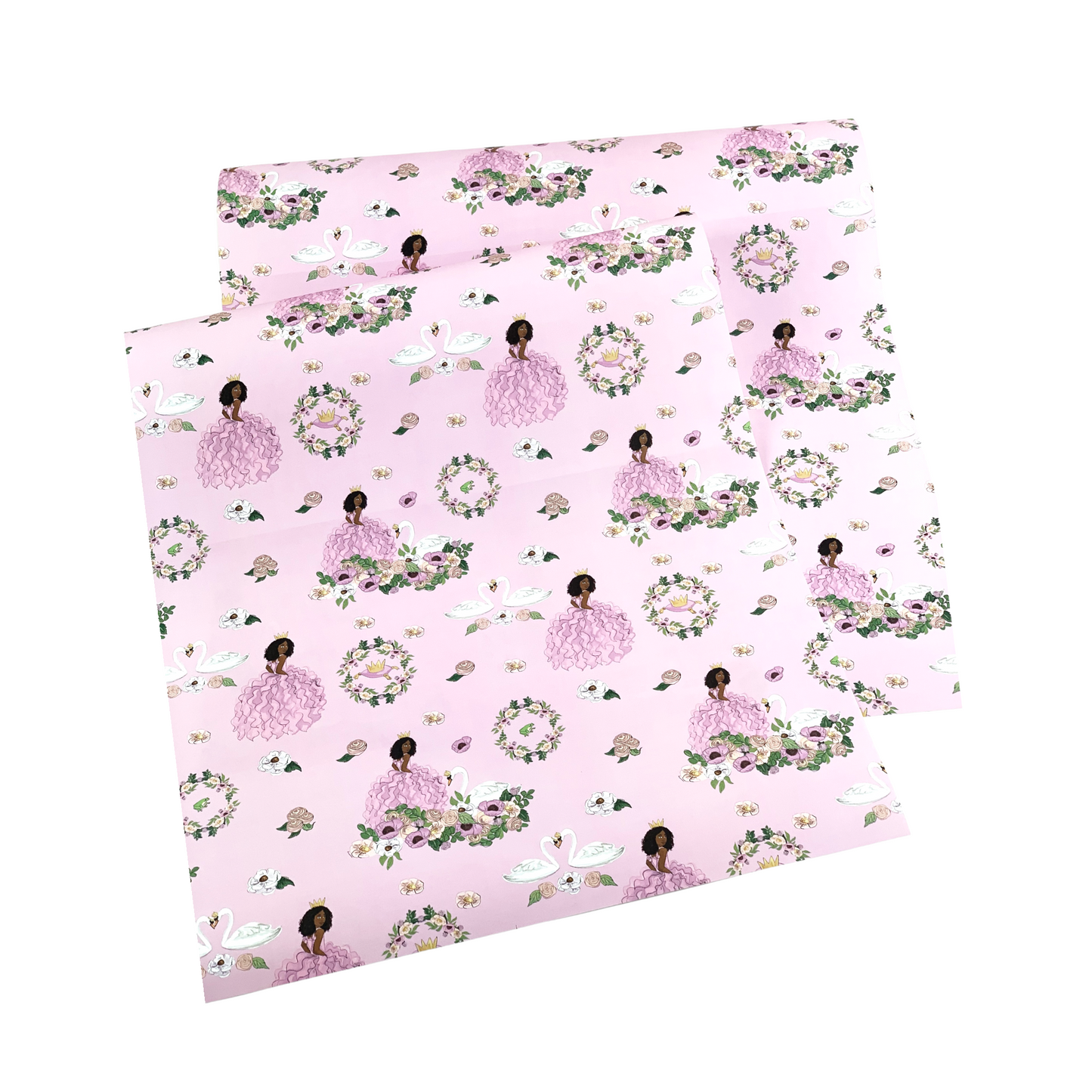 African-American Princess Gift Wrap