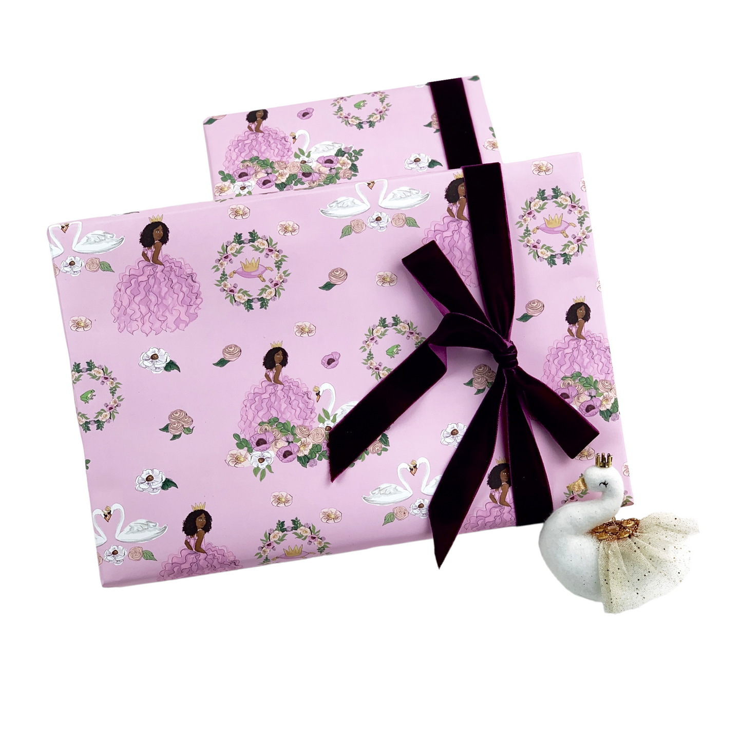 African-American Princess Gift Wrap