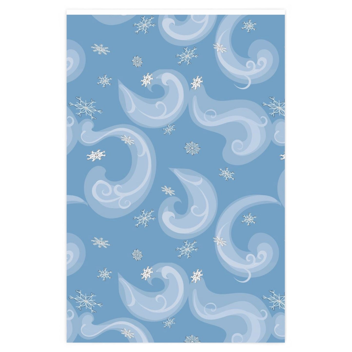 WINTER SNOW HOLIDAY WRAPPING PAPER