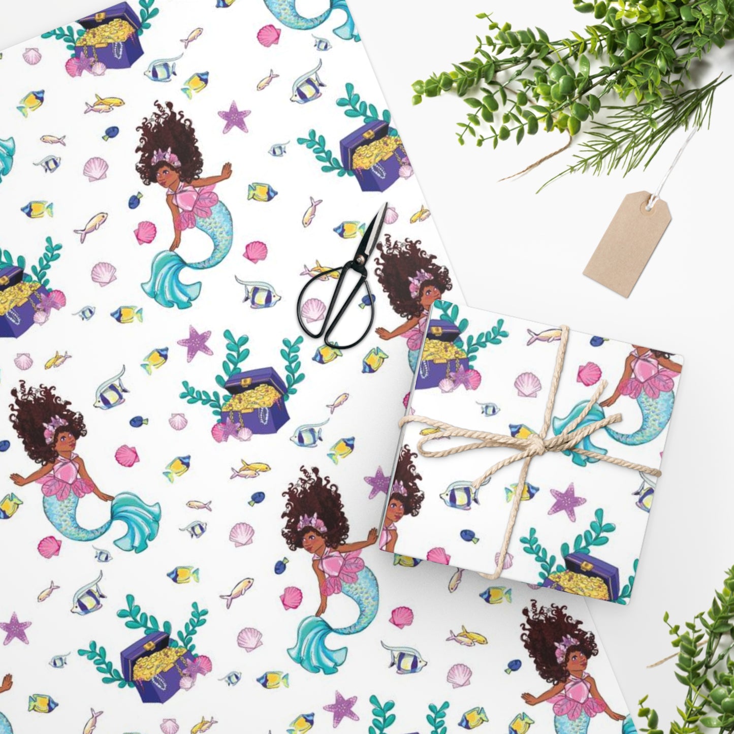 Mermaid Gift Wrapping Paper