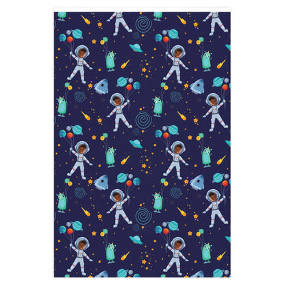 Space Boy Gift Wrapping Paper