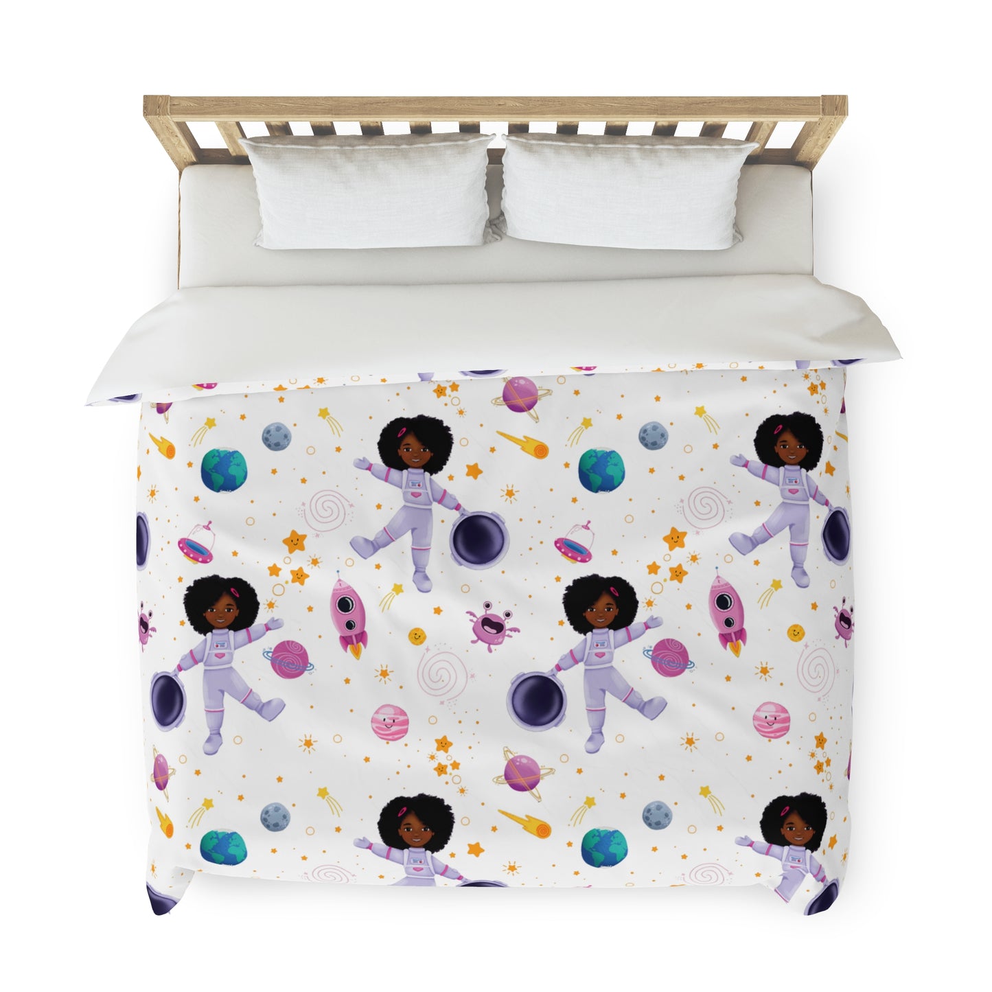 Space Girl Duvet Cover