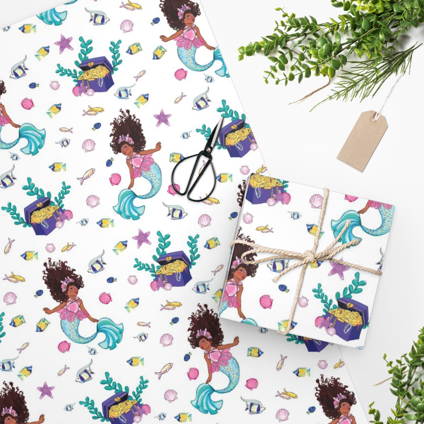 Mermaid Gift Wrapping Paper