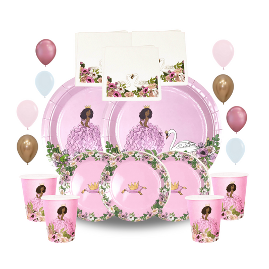 Princess party tableware set