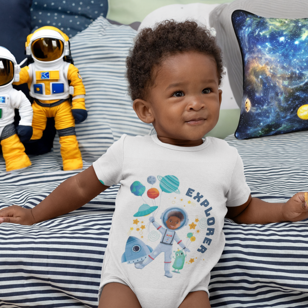 Space Astronaut Boy Baby Onesie