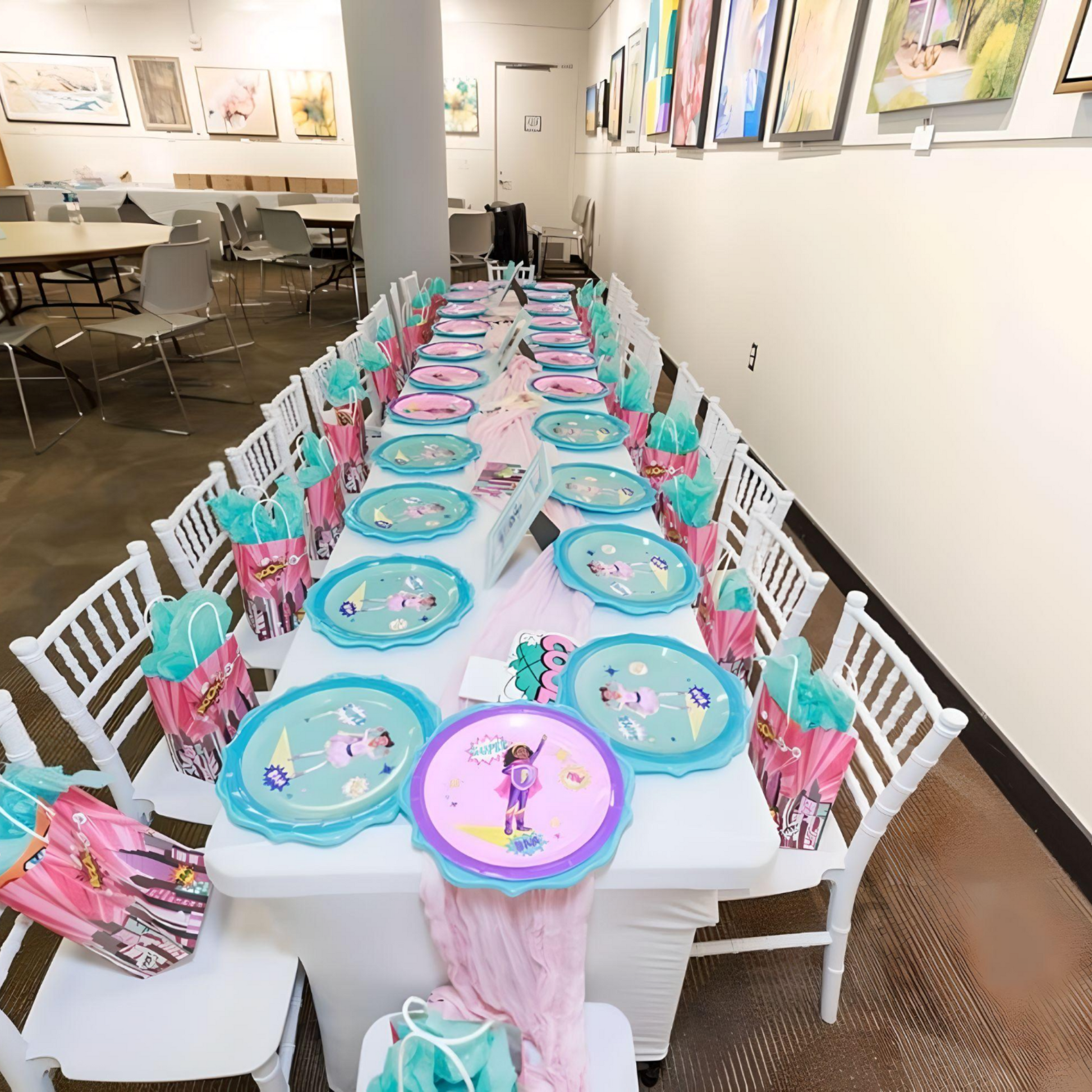 Supergirl party set tableware decorations ideas