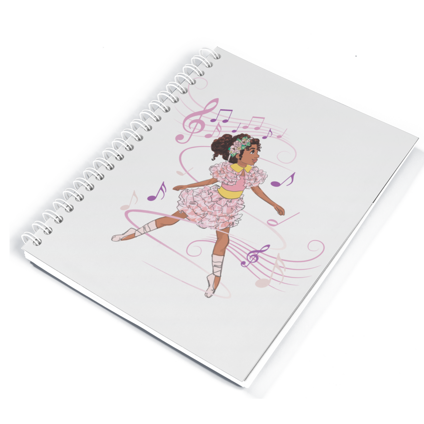 ballerina spiral notebook