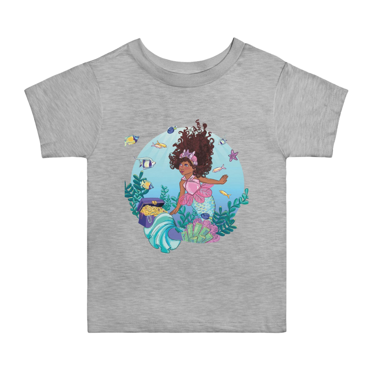 Toddler Mermaid Short Sleeve Shirt (2T-5T)