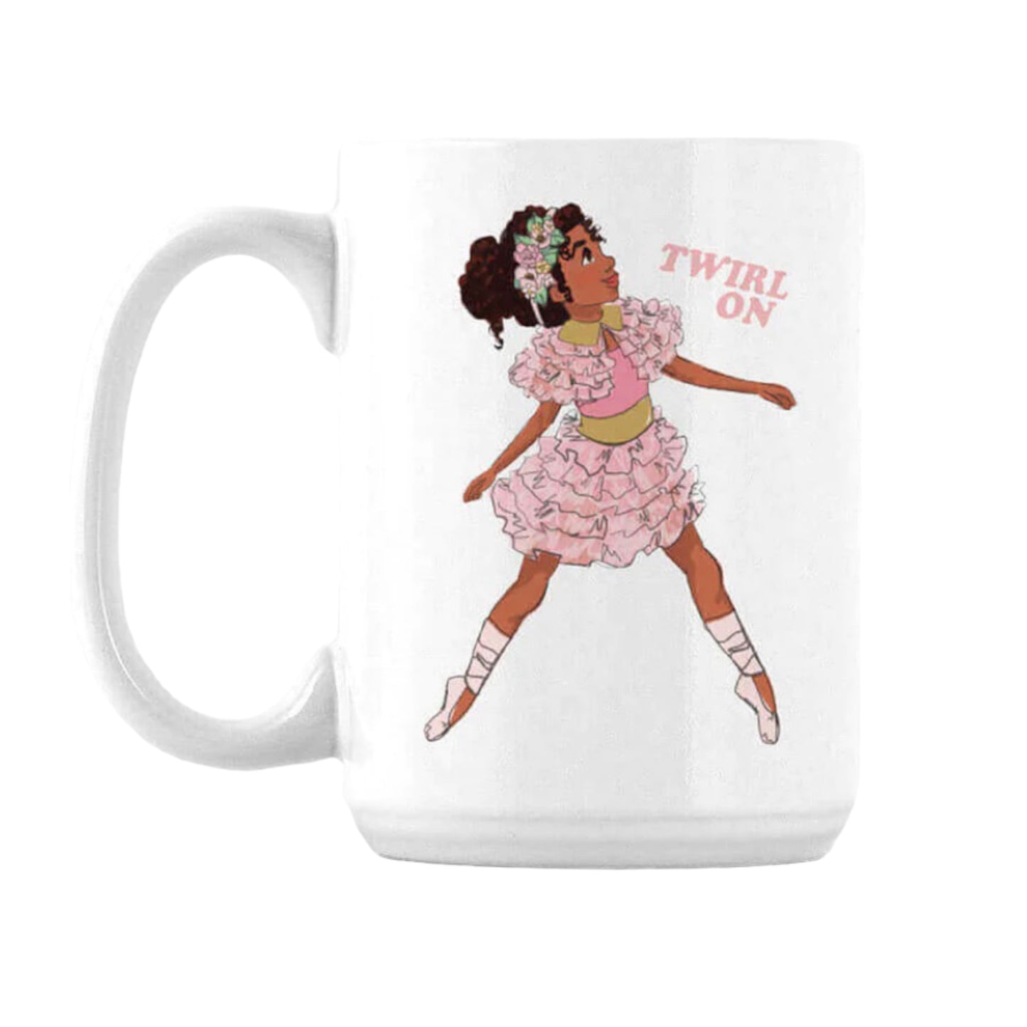 ballerina coffee mug