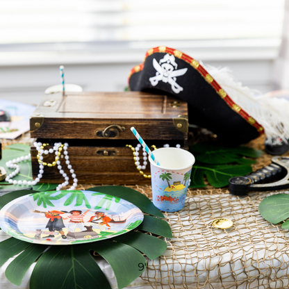 Pirate party tableware set ideas decorations