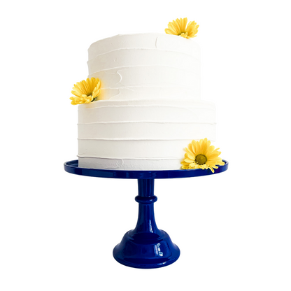 Blue cake stand