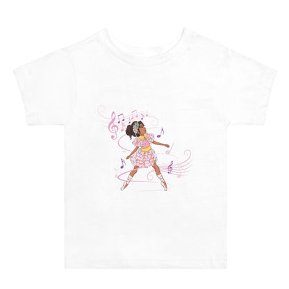 Black Ballerina T-Shirt | Baby/Toddler (2T-5T)