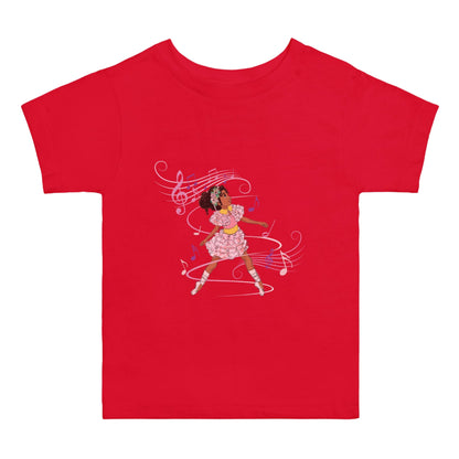 Black Ballerina T-Shirt | Baby/Toddler (2T-5T)