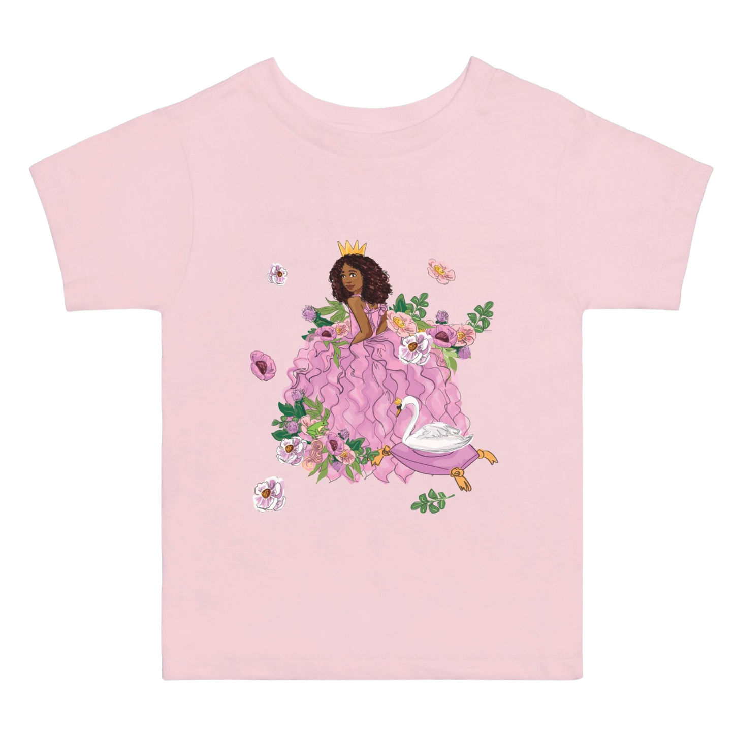 Toddler Black Princess Graphic Tee 