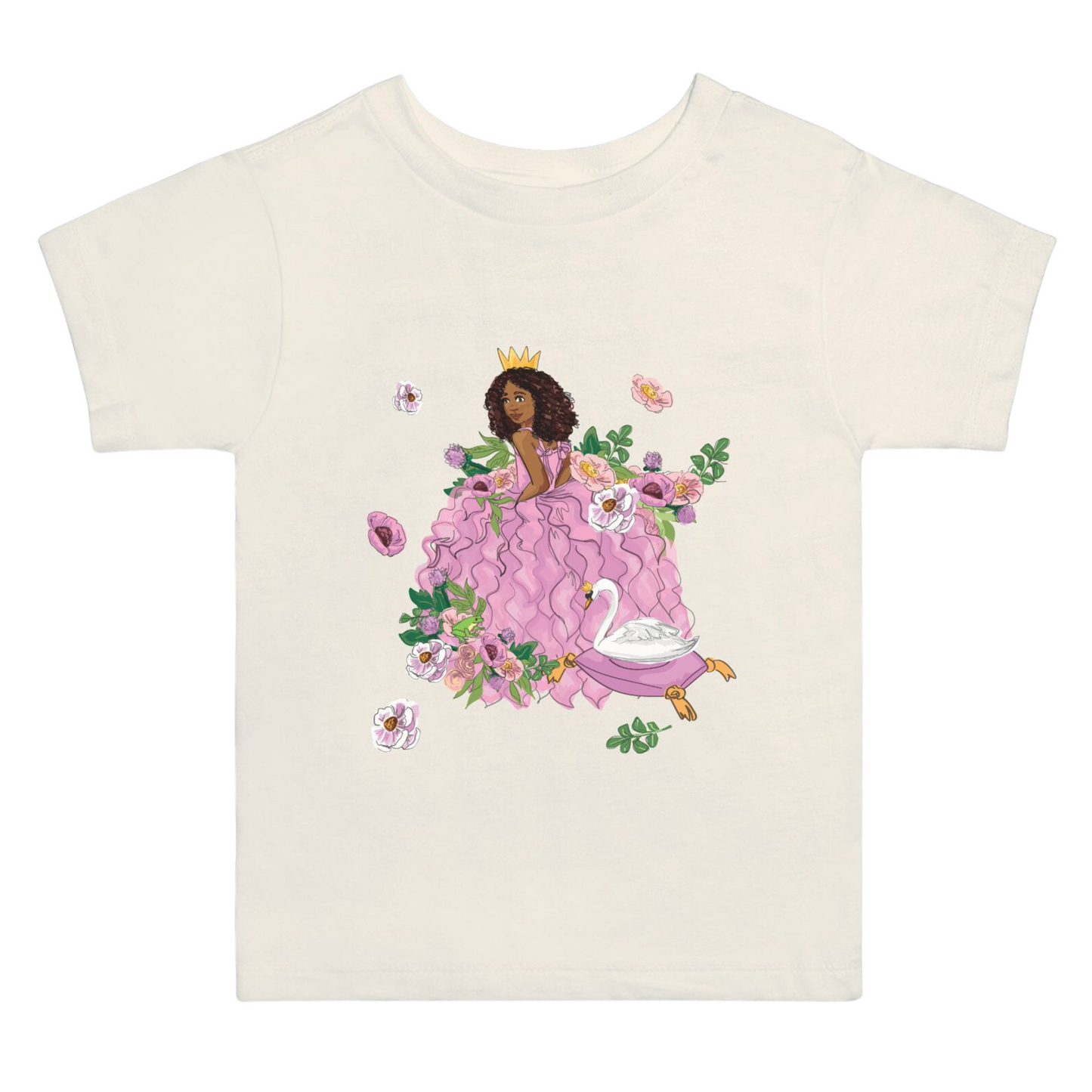 Toddler Black Princess Graphic Tee 