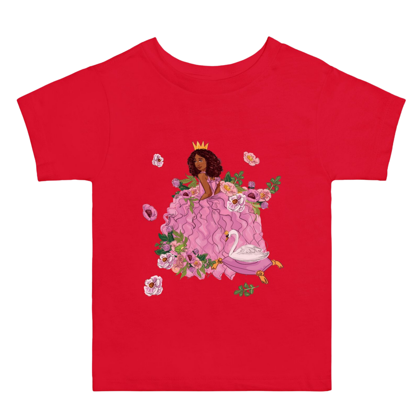 Toddler Black Princess Graphic Tee 