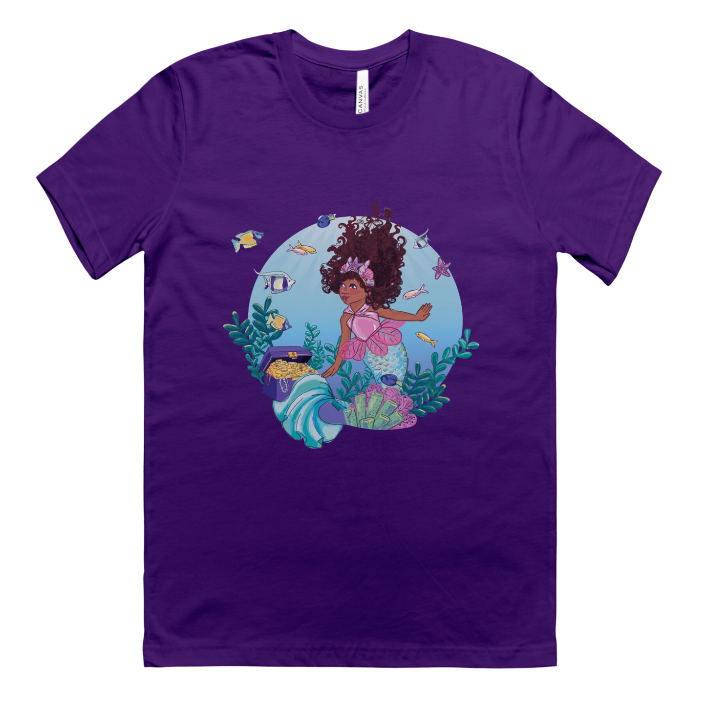 Adult Mermaid Short Sleeve Shirt (S-3XL Unisex)