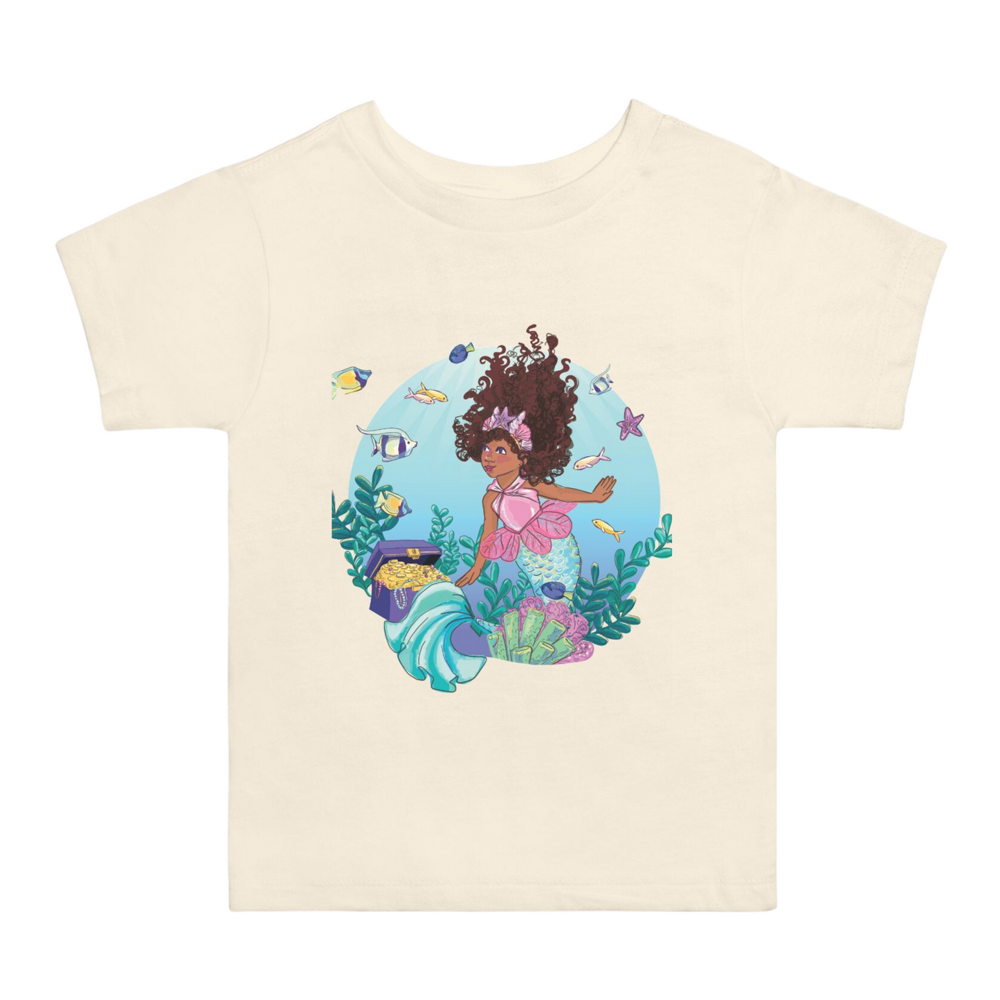 Toddler Mermaid Short Sleeve Shirt (2T-5T)