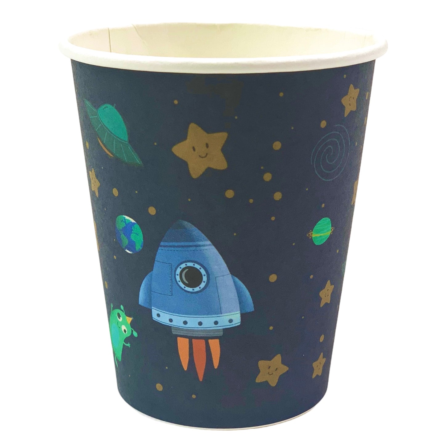 Blue Outerspace Paper Cups