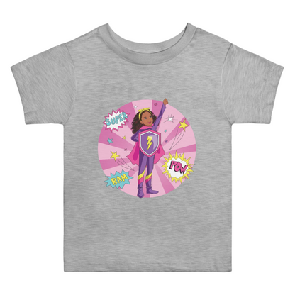 Black Supergirl Shirt for Toddlers