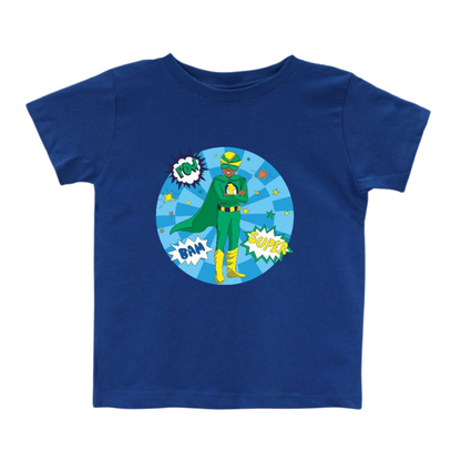 Black Superhero T-Shirt | Green Suit (Baby/Toddler)