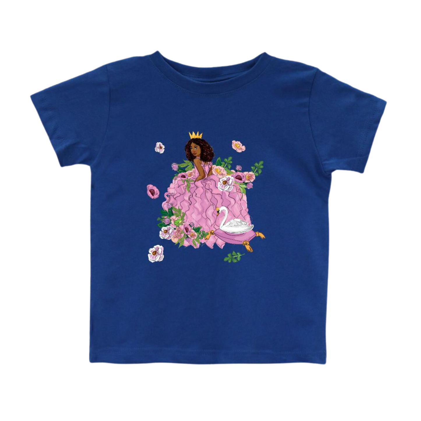 Toddler Black Princess Graphic Tee 