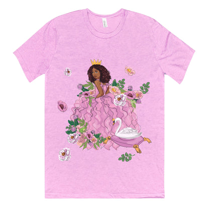 Women's Black Princess Graphic Tee