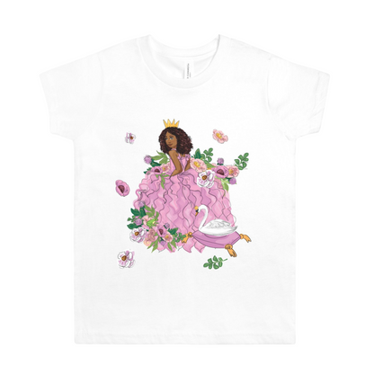 Kids Black Princess T-Shirt (S-XL)