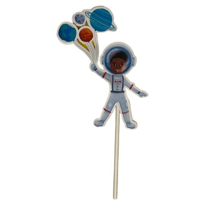 Astronaut cupcake topper