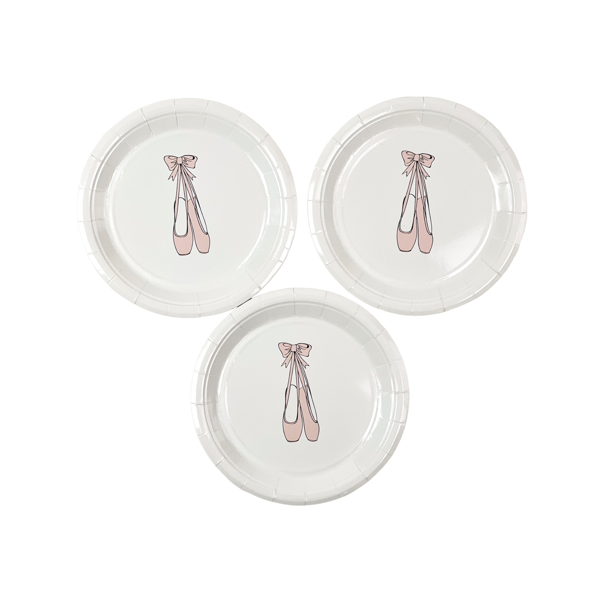 Ballet Paper Party plates 10pc