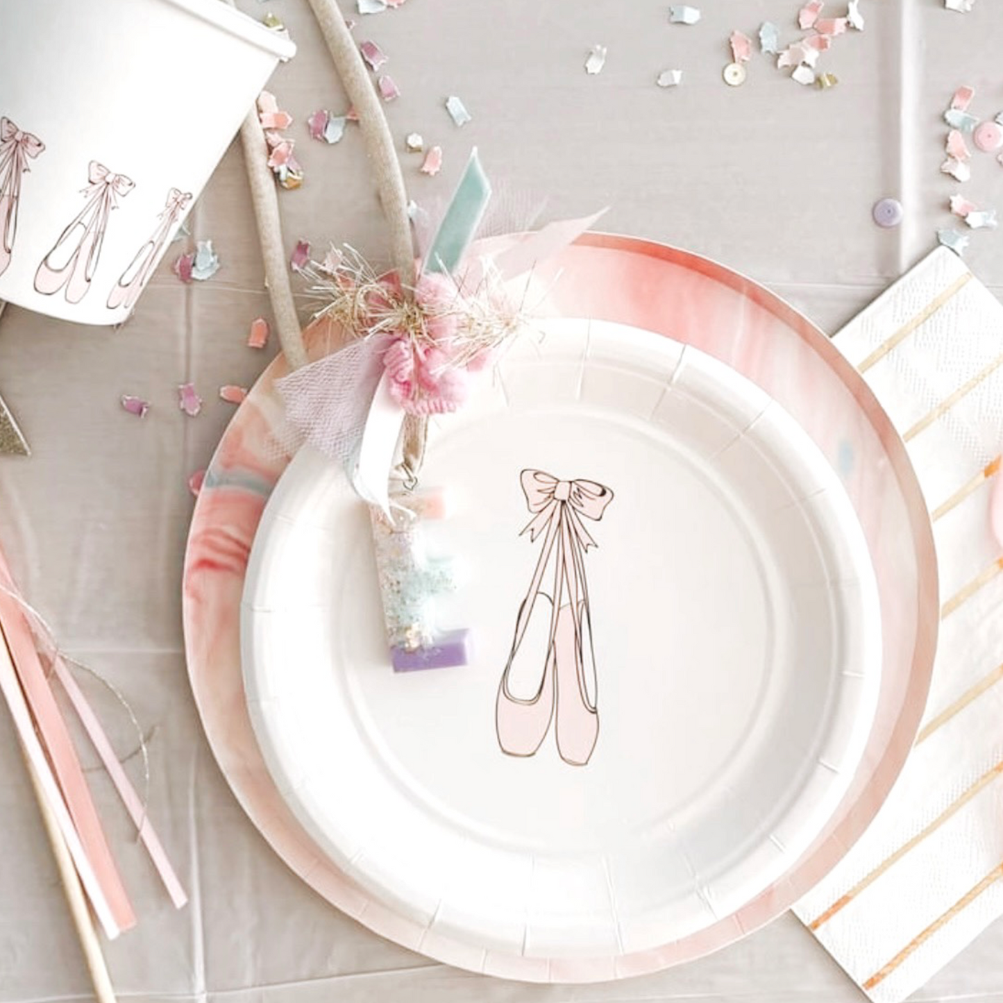 Ballerina party decorations