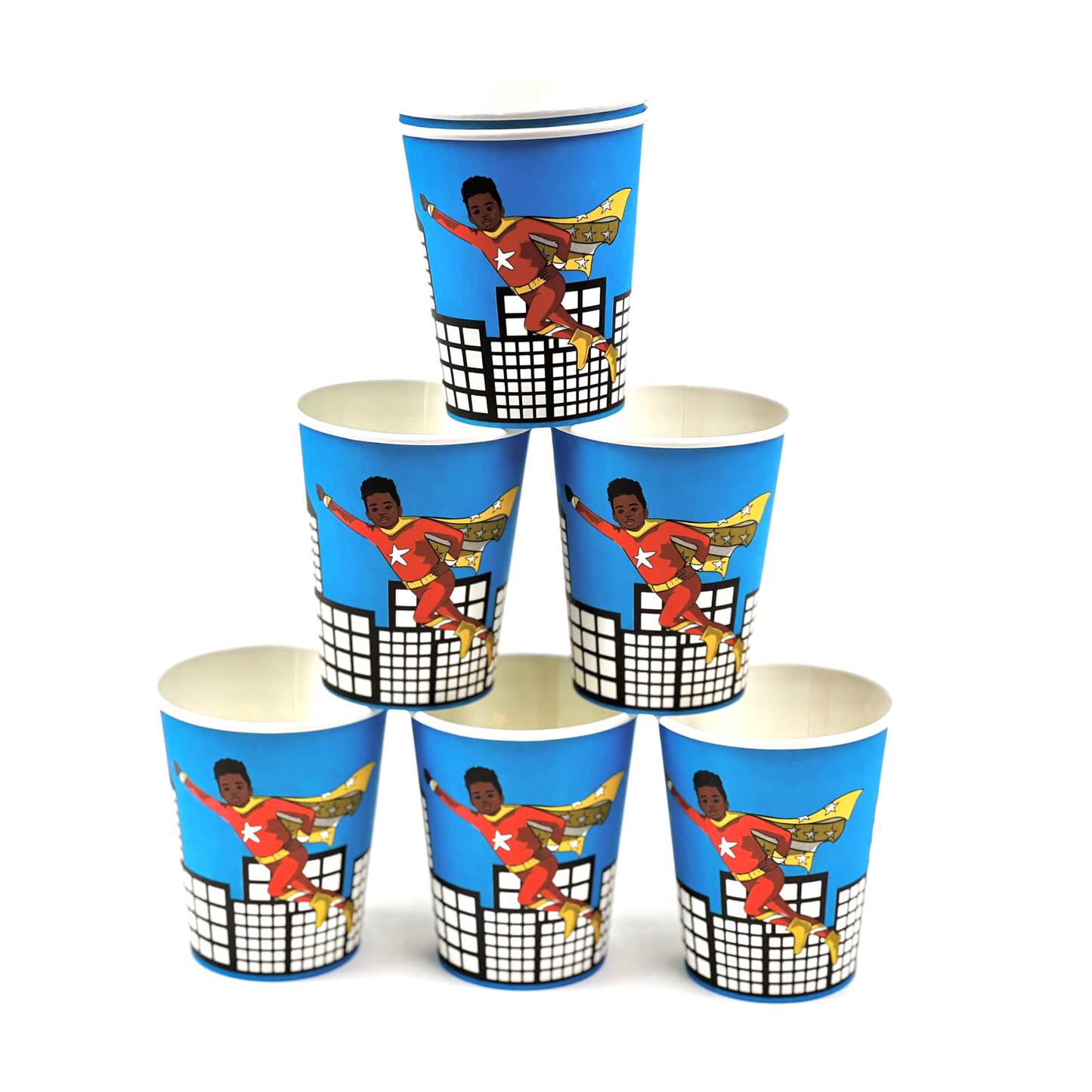 Superhero Paper Cups 